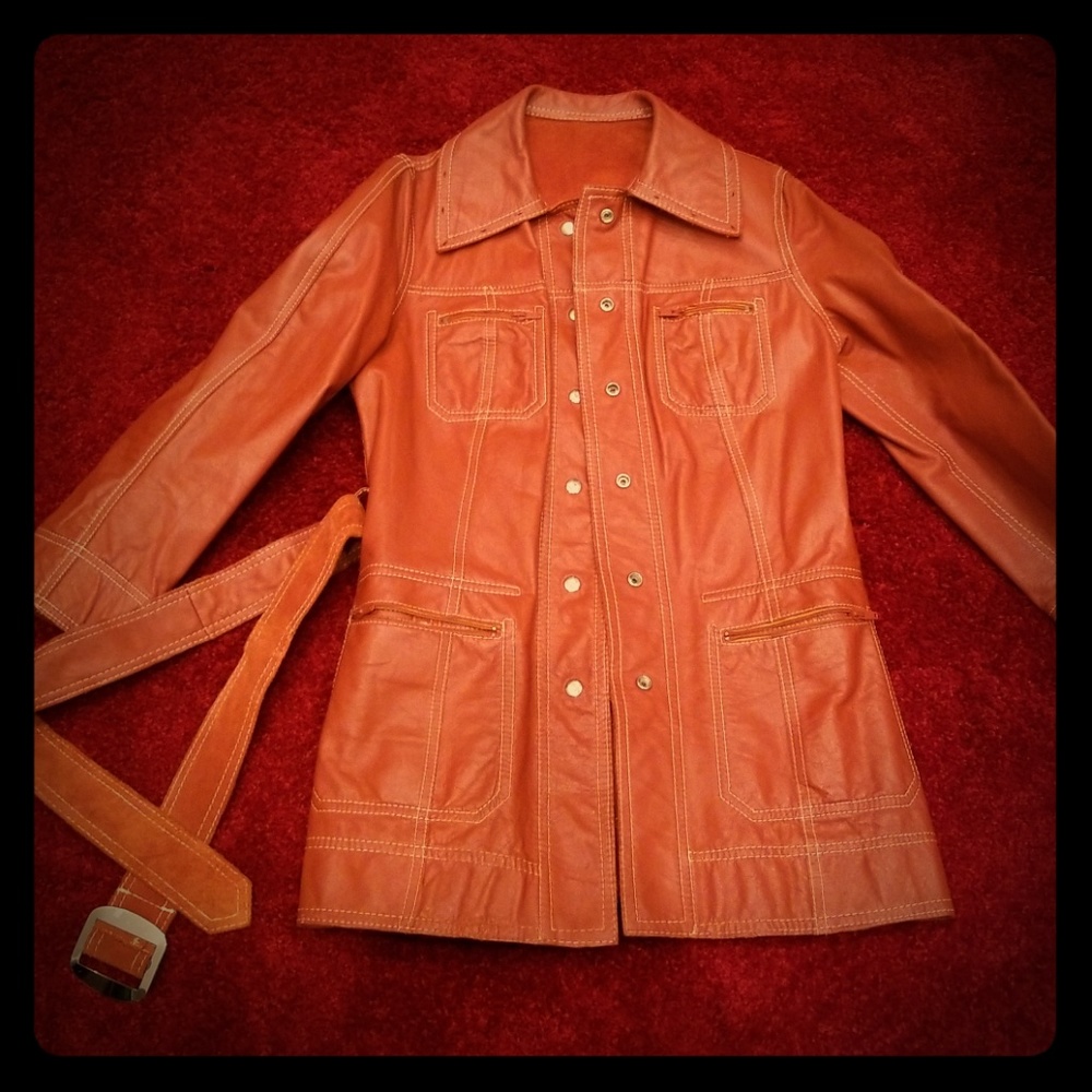 Leathear and suede reversible womens jacket with b